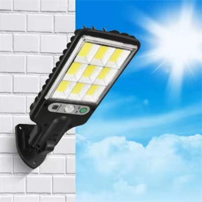 3 Farklı Işık Modlu Güneş Enerjisiyle Şarj Olan Dış Mekan Uyumlu Kumandalı Solar Duvar Ledi Bx40