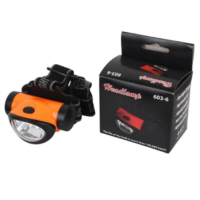 3 Fonksiyonlu 6 Ledli Oynar Başlıklı Pilli Kafa Işığı Lambası Bx40