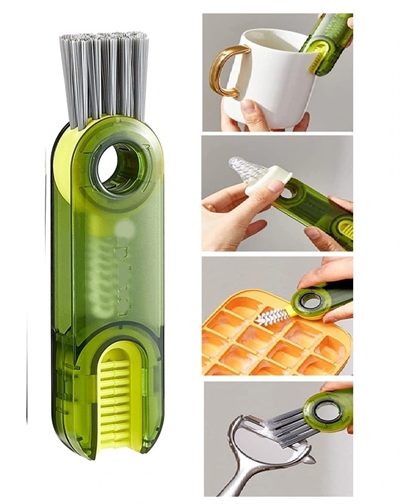 3 Fonksiyonlu Çok Amaçlı  Temizlik Fırçası Mutfak-banyo-araç- Klavye -pencere Oluk Temizlik Fırçası