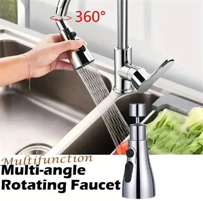 3 Fonksiyonlu Metalik Musluk Başlığı Bx40