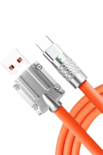 3 İn 1 Süper Hızlı Şarj Kablosu Android ve İOS Uyumlu Silikon Şarj Kablosu