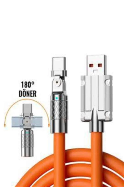 3 İn 1 Süper Hızlı Şarj Kablosu Android ve İOS Uyumlu Silikon Şarj Kablosu