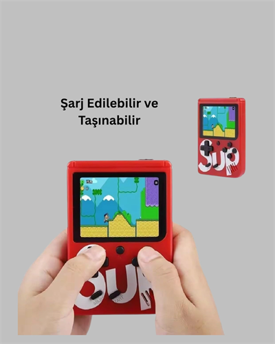 3 İnç Ekranlı Klasik Oyunlu El Konsolu