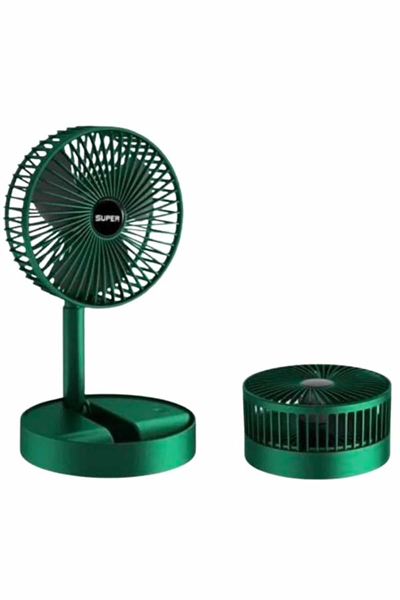 3 Kademe Hız Ayarlı Vantilatör Telefon Standlı Şarjlı Katlanabilir Soğutucu Pervane