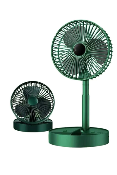 3 Kademe Hız Ayarlı Vantilatör Telefon Standlı Şarjlı Katlanabilir Soğutucu Pervane