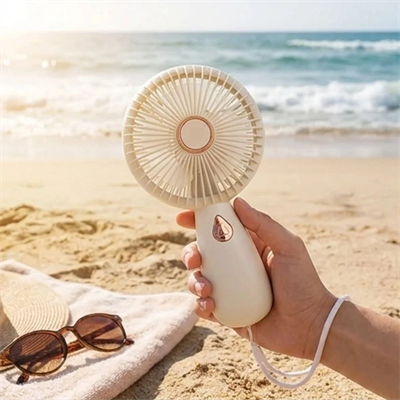 3 Kademeli Çanta Tipi El Fanı – Taşınabilir Mini Serinletici Silikon Askılı Fan Zb103 Bx40