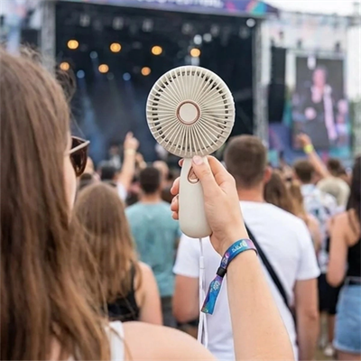 3 Kademeli Çanta Tipi El Fanı – Taşınabilir Mini Serinletici Silikon Askılı Fan Zb103 Bx40