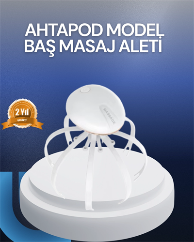 3 Kademeli Elektrikli Kafa Masaj Aleti Stres Giderici Ev Tipi Masaj