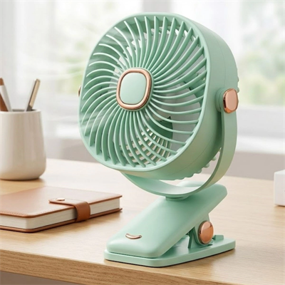 3 Kademeli Mandallı Masaüstü Fan – 360° Tam Tur Dönebilen Oynar Başlıklı Duvara Monte Edilebilen Mini Fan Zb113 Bx40