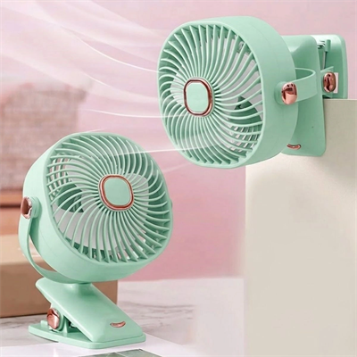 3 Kademeli Mandallı Masaüstü Fan – 360° Tam Tur Dönebilen Oynar Başlıklı Duvara Monte Edilebilen Mini Fan Zb113 Bx40