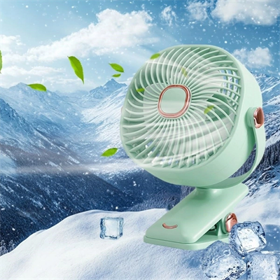 3 Kademeli Mandallı Masaüstü Fan – 360° Tam Tur Dönebilen Oynar Başlıklı Duvara Monte Edilebilen Mini Fan Zb113 Bx40