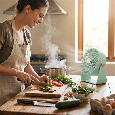 3 Kademeli Masaüstü Fan – Duvara Asılıp Sabitlenebilen Standlı Kaydırmaz Pedli Mini Fan Zb112 Bx40