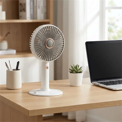 3 Kademeli Masaüstü Fan – Telefon Tutuculu Standlı Taşınabilir Mini Fan Zb161 Bx40