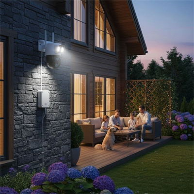 3 Kameralı Kablolu Akıllı Güvenlik Kamerası – 360° Ptz Hareketli, Çift Antenli, Wifi Ip, Gece Görüşlü Dış Mekan Kamera Bx40