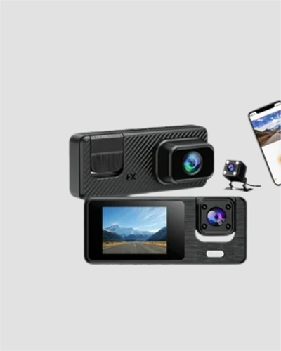 3 Kanallı Araç DVR – Ön + İç + Arka Kamera ile Tam Kapsama, Yüksek Güvenlik