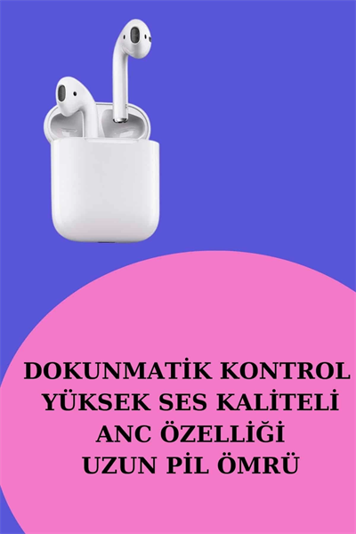 3 Kordonlu Dokunmatik Ekran Akıllı Saat ve 2.Nesil Kablosuz Bluetooth Kulaklık ANC/ENC