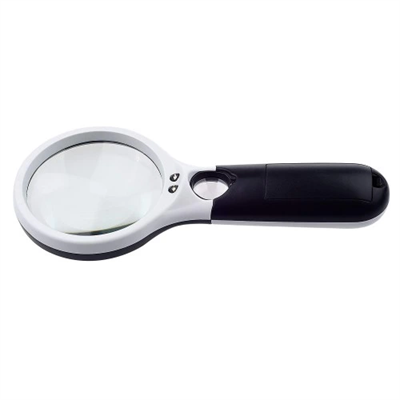 3 Led Işıklı 3x75 Mm 45x22 Mm  El Büyüteç