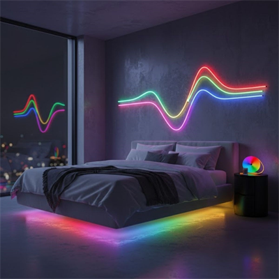 3 Metre Neon LED Işık – Esnek Dekoratif Ortam ve Oda Aydınlatması