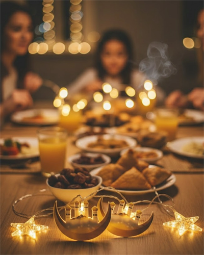 3 Metre Ramazan LED Saçak Işık Ev İçi Dekoratif Aydınlatma