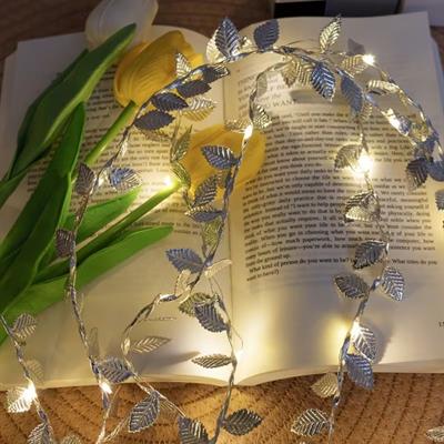 3 Metre Yaldızlı Gümüş LED Işık – Dekoratif Ortam ve Yılbaşı Aydınlatması (3936)