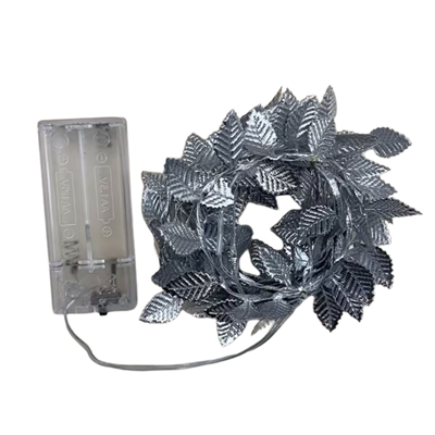 3 Metre Yaldızlı Gümüş LED Işık – Dekoratif Ortam ve Yılbaşı Aydınlatması