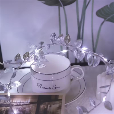 3 Metre Yaldızlı Gümüş LED Işık – Dekoratif Ortam ve Yılbaşı Aydınlatması