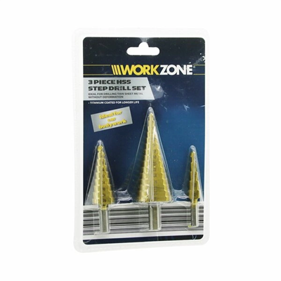 3 Parça  Hss Kademeli Matkap Ucu Set Bx40