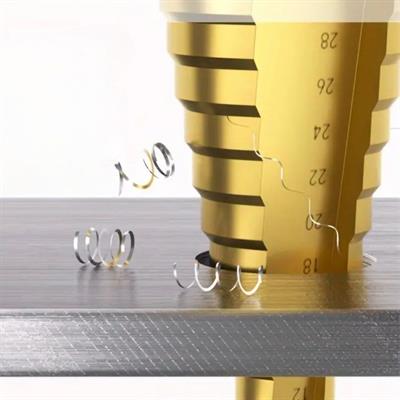 3 Parça Kademeli Matkap Ucu Paslanmaz Uç Alüminyum Sac Demir Delme Seti (3936)