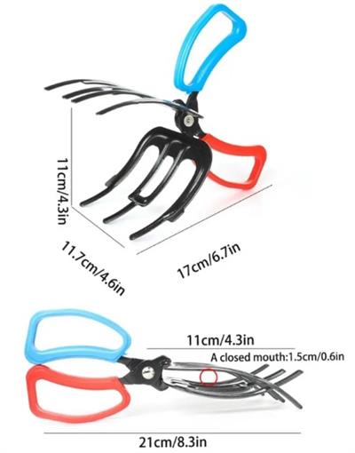 3 Pençeli 11 cm Balık Sabitleyici Maşa (3936)
