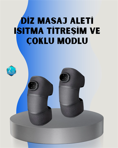 3 Seviyeli Titreşimli Isıtmalı Diz Bakım Masaj Cihazı
