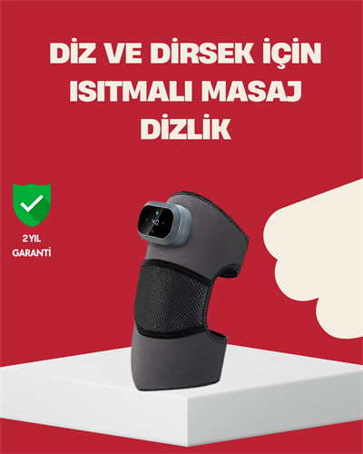 3 Seviyeli Titreşimli Isıtmalı Diz Bakım Masaj Cihazı