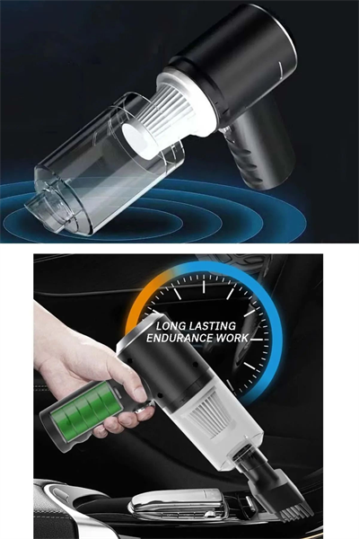 3 in 1 Şarjlı Kablosuz Vakumlu El Araba Süpürgesi Araç Ev Ofis Süpürgesi