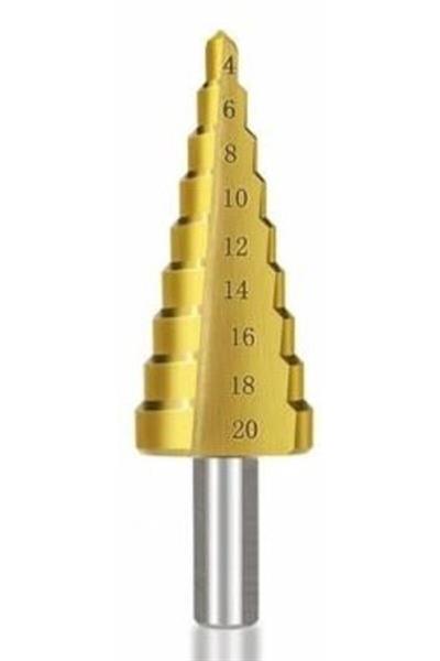 3 lü Set Matkap Ucu Kademeli Sac Delme Aparatı HSS Titanyum Kaplama (3936)