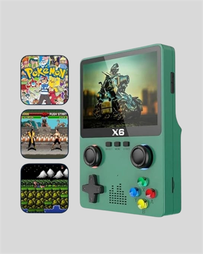 3.5 İnç IPS Ekranlı Taşınabilir Oyun Konsolu Ergonomik Çift Tetikli