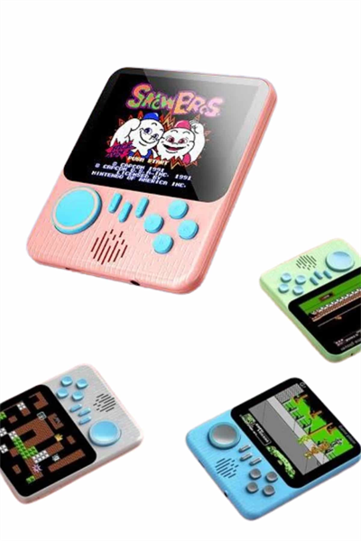 3.5 İnç Mini Atari Taşınabilir Oyun Konsolu 666 Adet Retro Oyun