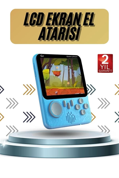 3.5 İnç Mini Atari Taşınabilir Oyun Konsolu 666 Adet Retro Oyun