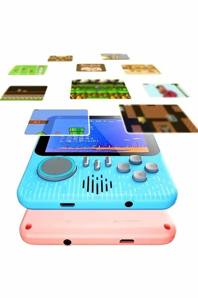 3.5 İnç Mini Atari Taşınabilir Oyun Konsolu 666 Adet Retro Oyun