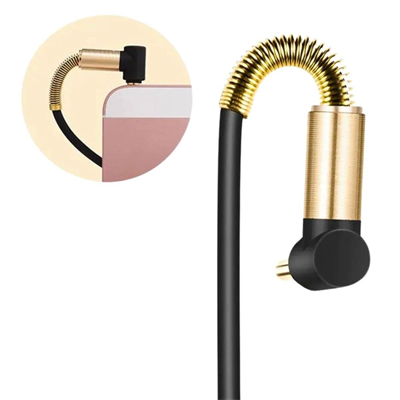 3.5mm Aux Kablosu Jak Erkek Erkek L Tipi 1 Metre Ses Aktarım Kablosu Bx40