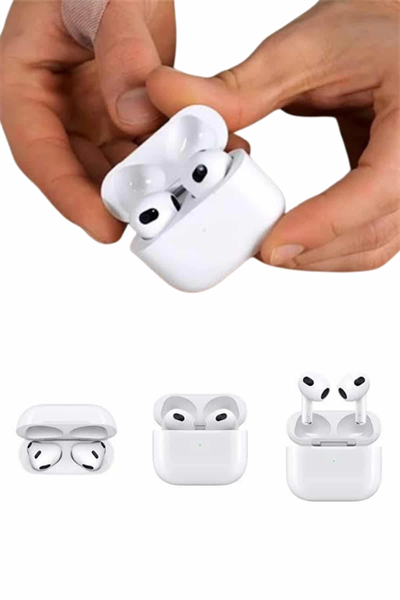 3.Nesil İOS Android Uyumlu Bluetooth 5.0 Beyaz Çağrı Cevaplama