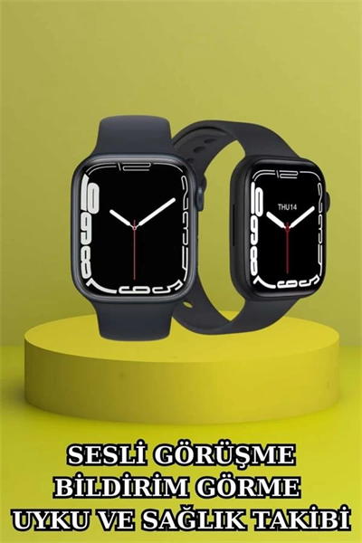3.Nesil TWS Bluetooth Kulaklık ve Dokunmatik Ekran Akıllı Saat Sesli Görüşme