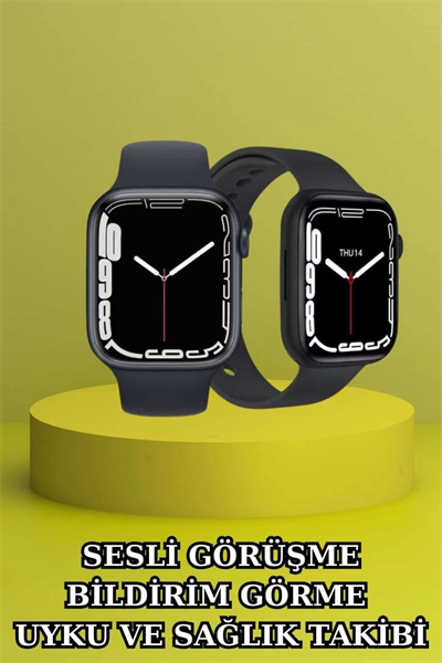 3.Nesil TWS Bluetooth Kulaklık ve Dokunmatik Ekran Akıllı Saat Sesli Görüşme