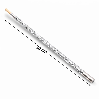 30 Cm Gümüş Payetli  Tutacağı – 1920’ler Gatsby Parti Aksesuarı