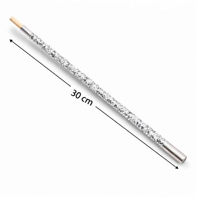 30 Cm Gümüş Payetli Sigara Tutacağı – 1920’ler Gatsby Parti Aksesuarı