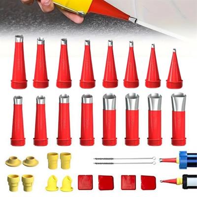 30 Parça Silikon Kalafat Mastik Alet Seti Mastik Ucu (3936)