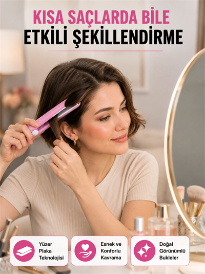 30 Saniyede Isınan PTC Teknolojili Saç Şekillendirici – Sabit Isı Kontrollü, Hızlı Performans Yeni Nesil