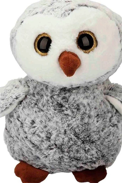 30 cm Peluş Baykuş Oyuncak - Yumuşak Dolgulu, Elde Yıkanabilir, Kahverengi-Siyah Seçenekli BX-313545