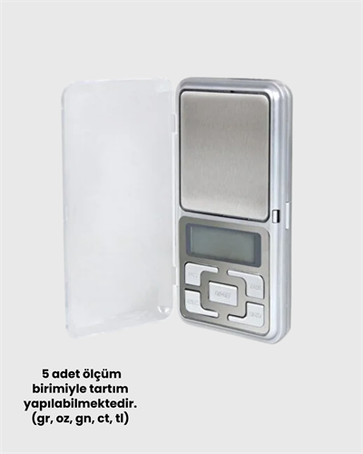 300 Gr Hassas Cep Terazisi Mavi Işıklı LCD Ekranlı
