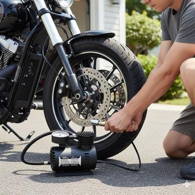 300 PSI Güçlü Taşınabilir Hava Kompresörü–Araba, Motosiklet, Bisiklet ve Top Şişirme İçin Çakmaklıklı Lastik Şişirme Pompası (3936)