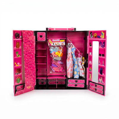 3011 BEAUTY GARDROP BEBEKLİ OYUNCAK AKSESUAR