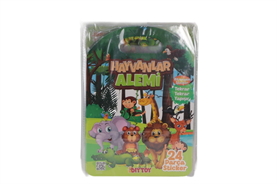 3028 BİTMEYEN STİCKER HAYVANLAR ALEMİ